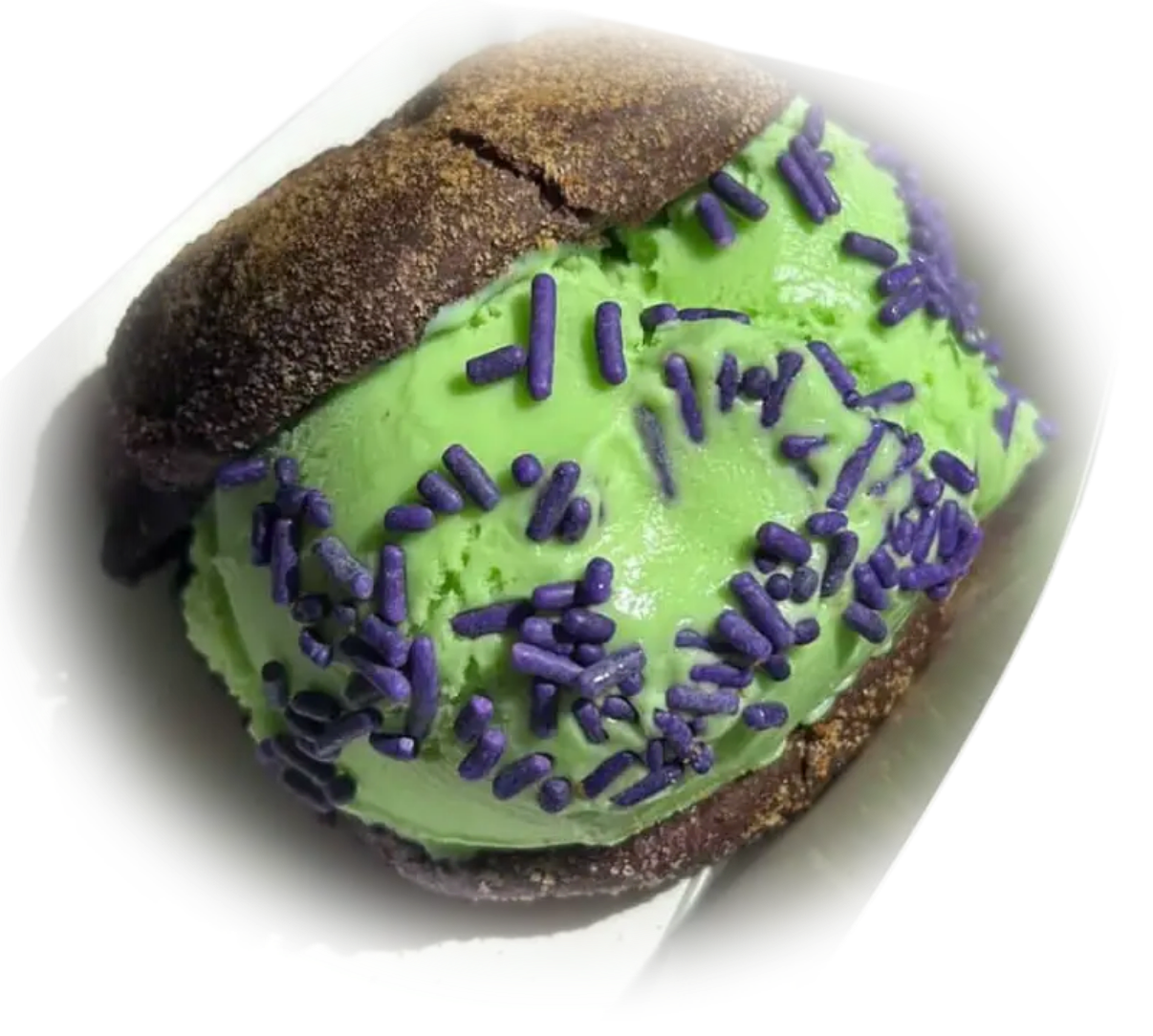 Ube Pandesal Pandan Ice Cream